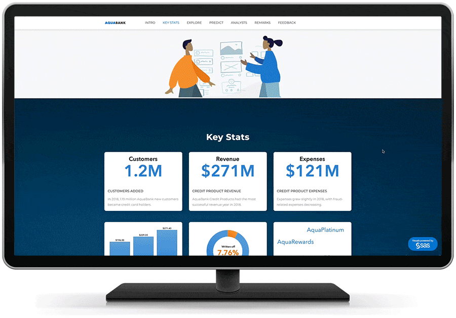 screenshot of SAS Visual Analytics